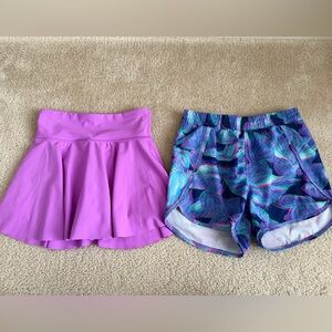 Girls Active Skort & Shorts (10/12)